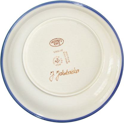 Boleslawiec Polish Pottery UNIKAT 10.5" Dinner Serving Plate "Spring"