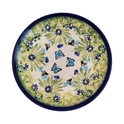 Boleslawiec Polish Pottery UNIKAT 7.5" Breakfast or Dessert Plate "Serenity"