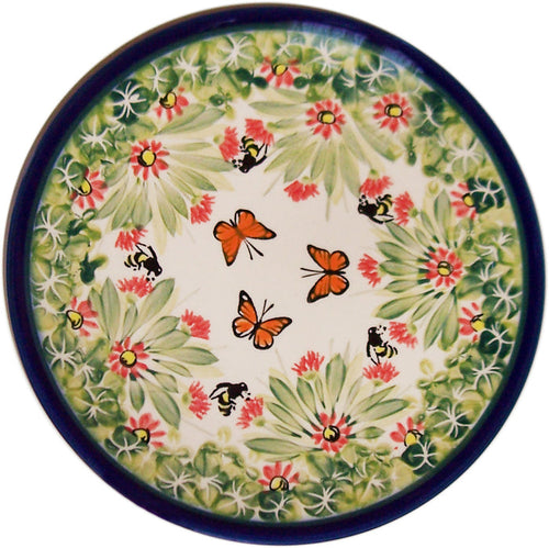 Boleslawiec Polish Pottery UNIKAT 7.5" Breakfast or Dessert Plate "Spring"