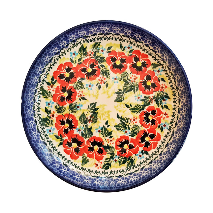 Boleslawiec Polish Pottery UNIKAT 7.5" Breakfast or Dessert Plate "Summer Day"
