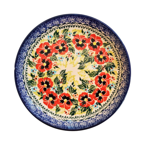 Boleslawiec Polish Pottery UNIKAT 7.5" Breakfast or Dessert Plate "Summer Day"