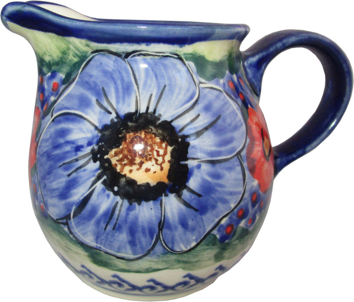 Boleslawiec Polish Pottery UNIKAT Creamer or Milk Jug Pitcher "Isabelle"