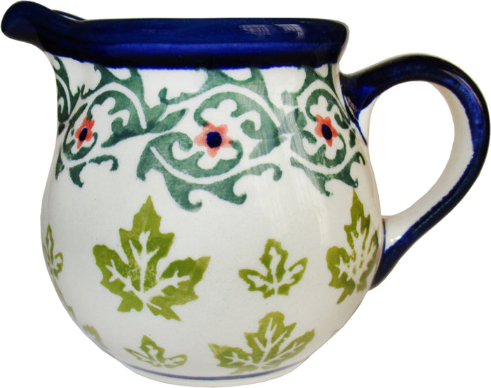 Boleslawiec Polish Pottery UNIKAT Creamer/Milk Jug "Vermont"