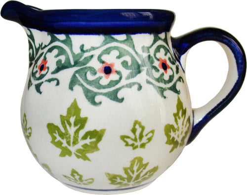 Boleslawiec Polish Pottery UNIKAT Creamer/Milk Jug "Vermont"