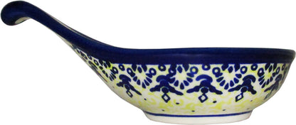 Boleslawiec Polish Pottery UNIKAT Dip Dish "Lace"