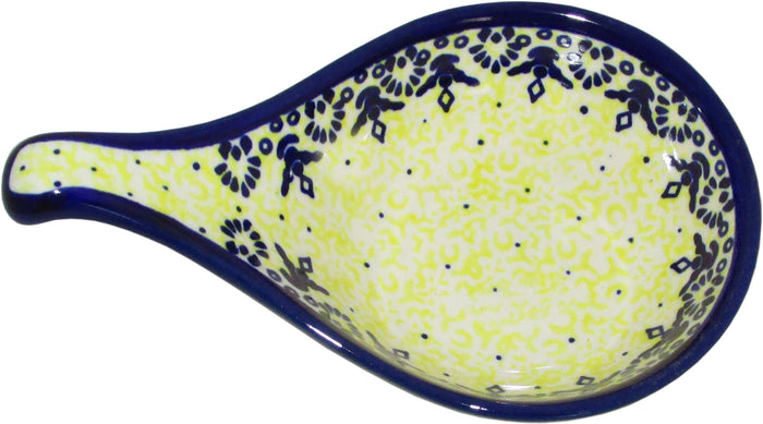 Boleslawiec Polish Pottery UNIKAT Dip Dish "Lace"