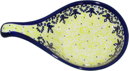 Boleslawiec Polish Pottery UNIKAT Dip Dish "Lace"