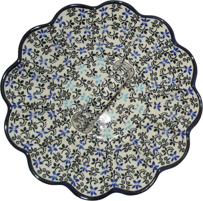 Boleslawiec Polish Pottery UNIKAT Egg Plate "Martina"