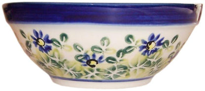 Boleslawiec Polish Pottery UNIKAT Ice Cream or Condiment Bowl "Serenity"