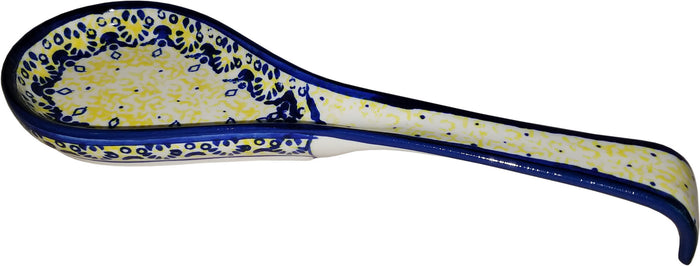 Boleslawiec Polish Pottery UNIKAT Ladle Rest "Lace"