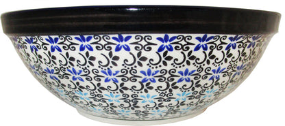 Boleslawiec Polish Pottery UNIKAT Large Serving or Mixing Bowl "Martina"