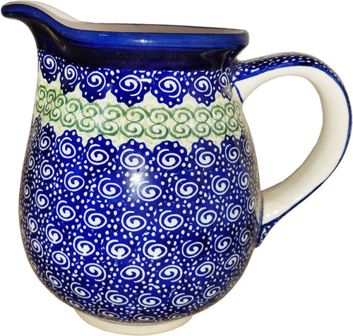 Boleslawiec Polish Pottery UNIKAT Medium Pitcher "Alex"