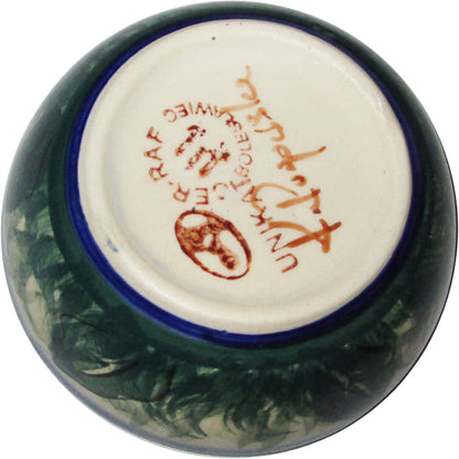 Boleslawiec Polish Pottery UNIKAT Mini Bowl "Rose Garden"