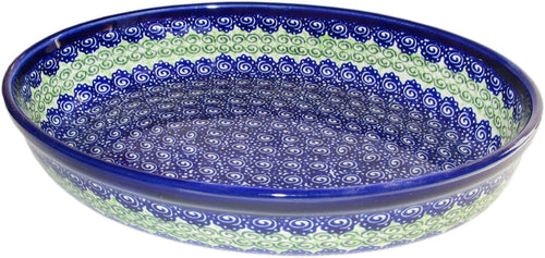 Boleslawiec Polish Pottery UNIKAT Oval Baker or Serving Dish "Alex"