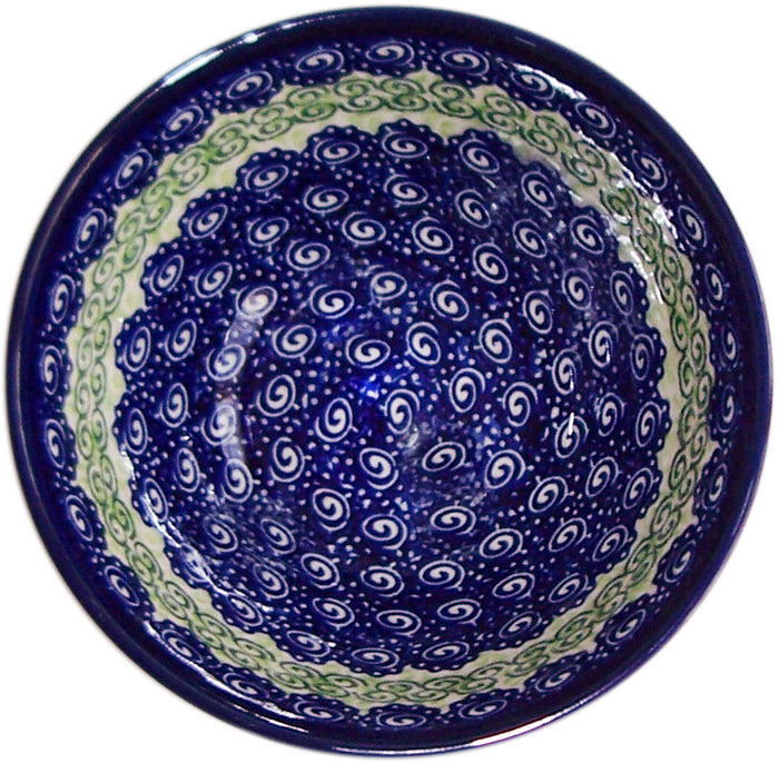 Boleslawiec Polish Pottery UNIKAT Pasta or Soup Serving Bowl "Alex"