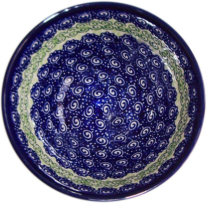 Boleslawiec Polish Pottery UNIKAT Pasta or Soup Serving Bowl "Alex"