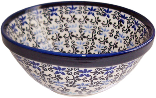 Boleslawiec Polish Pottery UNIKAT Pasta,Soup, Serving or Mixing Bowl "Martina"
