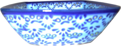 Boleslawiec Polish Pottery Unikat Serving or Ice Cream Square Bowl "Veronica"