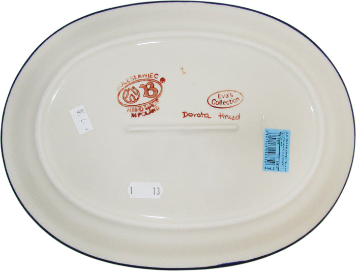 Boleslawiec Polish Pottery UNIKAT Serving Platter "Alex"