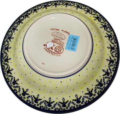 Boleslawiec Polish Pottery UNIKAT Soup or Pasta Plate "Lace"