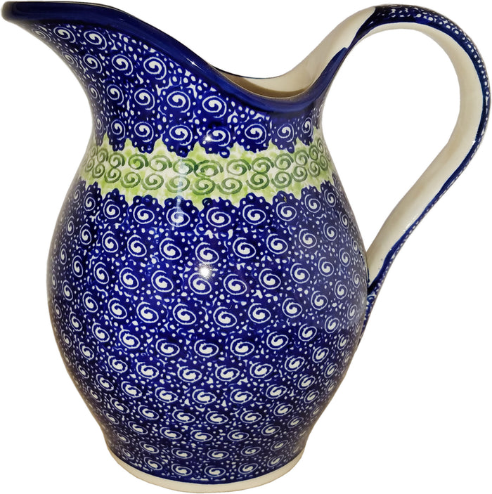 Boleslawiec Polish Pottery UNIKAT Water Jug or Milk Pitcher 1.7L "Alex"