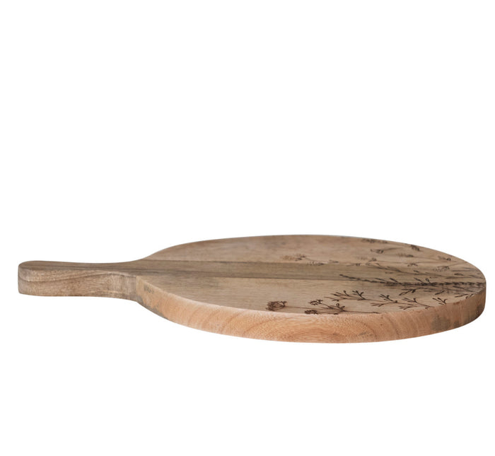 Botanical Wooden Cheese/Cutting Board