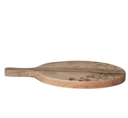 Botanical Wooden Cheese/Cutting Board