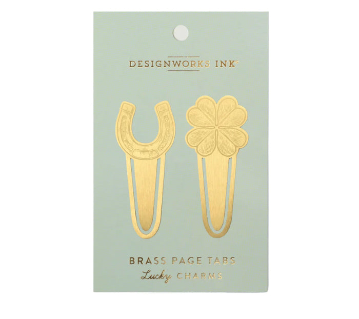 Brass Page Tabs, Lucky Charms