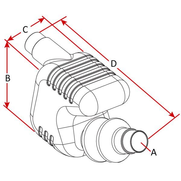 CAN-B 55-60-65mm Exhaust Waterlock Silencer - 20Ltr