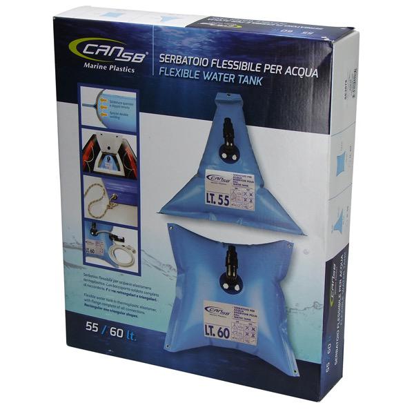 CAN-B 55L Flexible Triangular Water Tank - 950 x 950mm