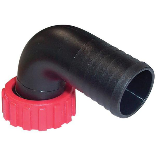 CAN-B Nylon Pumping Fitting 1-1/2" BSP 90° Swivel Connector 38mm Tail