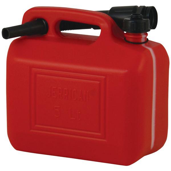 CAN-B Red Polyethylene Fuel Jerry Can