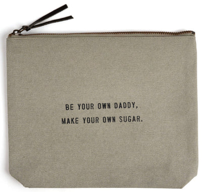 Canvas Zip Quote Bag (7 Styles)