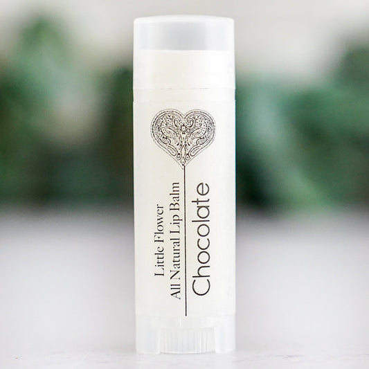 Chocolate Lip Balm - Little Flower Soap Co