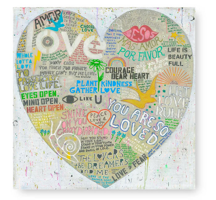 Choose Love Wood Art Tile, 12" x 12"