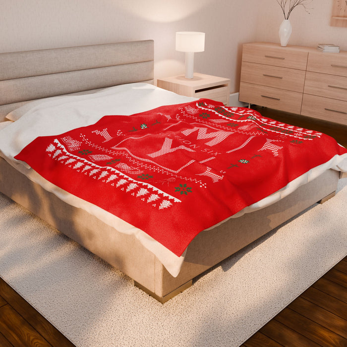 Christmas Velveteen Plush Blanket — MS Section 6 Youth