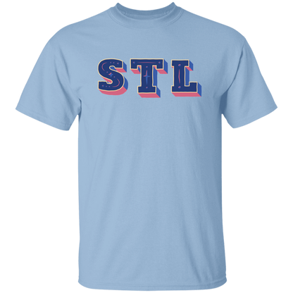 Classic Cotton T-Shirt - STL - Blues