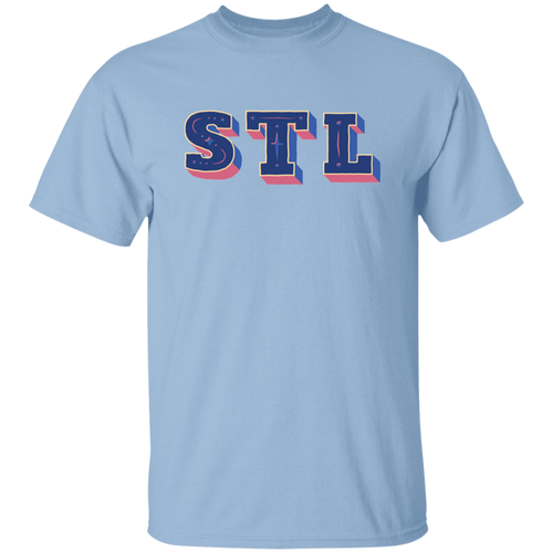 Classic Cotton T-Shirt - STL - Blues