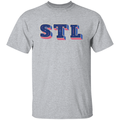 Classic Cotton T-Shirt - STL - Blues