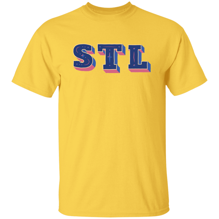 Classic Cotton T-Shirt - STL - Blues