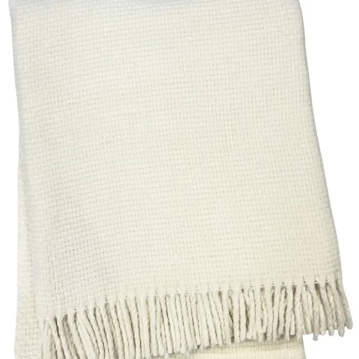 Classic Grain of Rice Woven Throw (8 Colors)