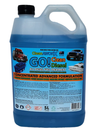 CLEANAWORX - DIESEL FUEL TREATMENT with BIOCIDE CONCENTRATE 1L & 5L