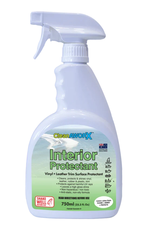 CLEANAWORX Interior Trim Protect Vinyl Leather Plastic 750ML - Bosuns Boat