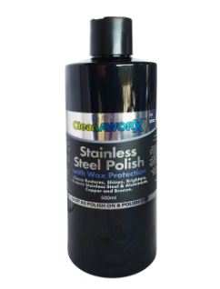Cleanaworx Stainless Steel Polish with Wax Protection 500ML - Bosuns Boat