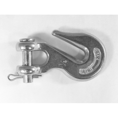 Clevis Grab Hook - Stainless Steel - Bosuns Boat