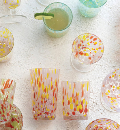 Confetti Drinking Glasses (3 Colors)