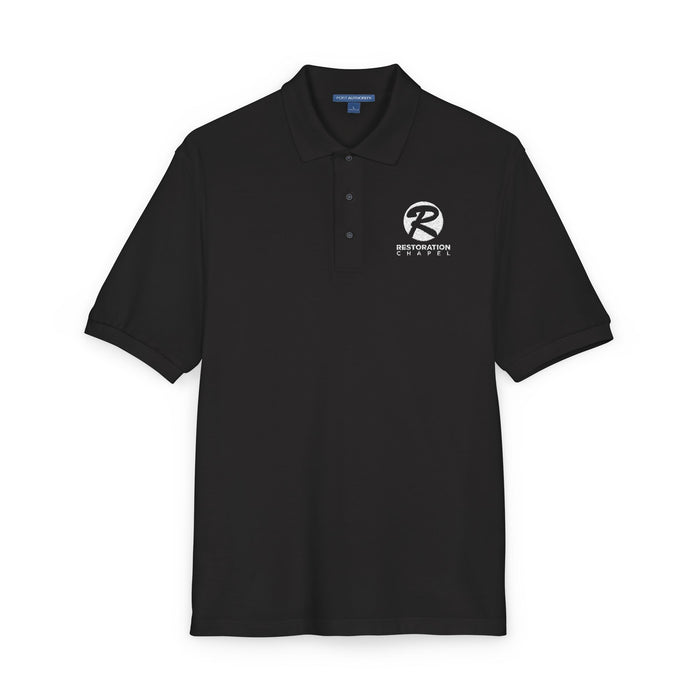 Cotton Blend Embroidered Polo Shirt — Restoration Chapel