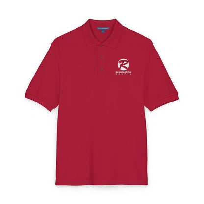 Cotton Blend Embroidered Polo Shirt — Restoration Chapel