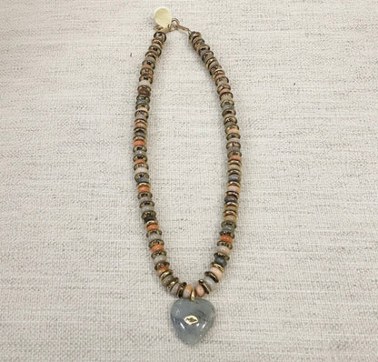 Cristina V. Opal and Heart Beaded Necklace (3 Styles)