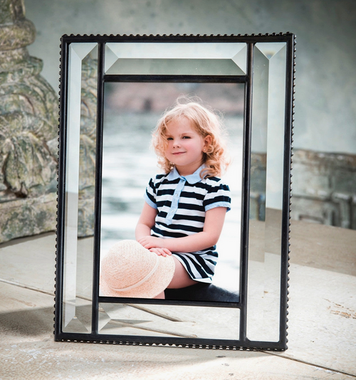 Crystal Glass Frame, 2.5x3.5